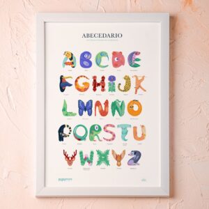 ABC de Flora y Fauna Print