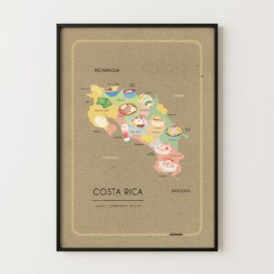 Mapa Gastronomía Costa Rica